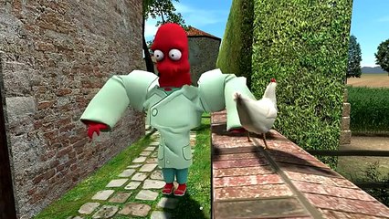 Gmod Hide and Seek_ Buff Characters - The Birds vs The Lobster (Garry's Mod)