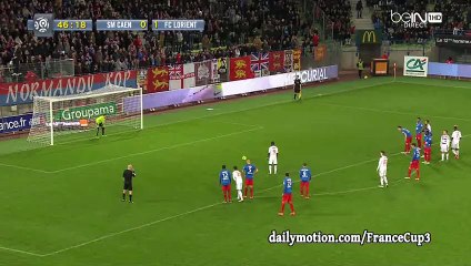 Majeed Waris Goal HD - Caen 0-2 Lorient - 09-04-2016