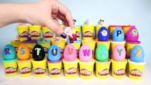 Surprise Eggs ABC Learn the Alphabet Eggs Huevos Sorpresa Aprende el Abecedario Toy Videos Part 7