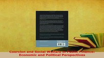 PDF  Coercion and Social Welfare in Public Finance Economic and Political Perspectives Read Full Ebook
