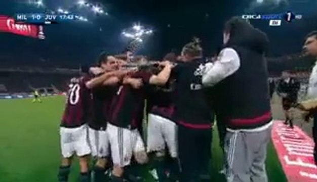 1st Half All Goals - AC Milan 1-1 Juventus - Serie A - 09/04/2016 HD