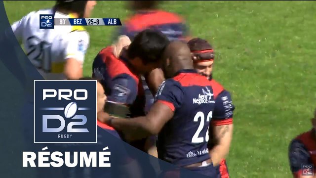 PRO D2 - Résumé Béziers- Albi: 27-8 - J25 - Saison 2015/2016