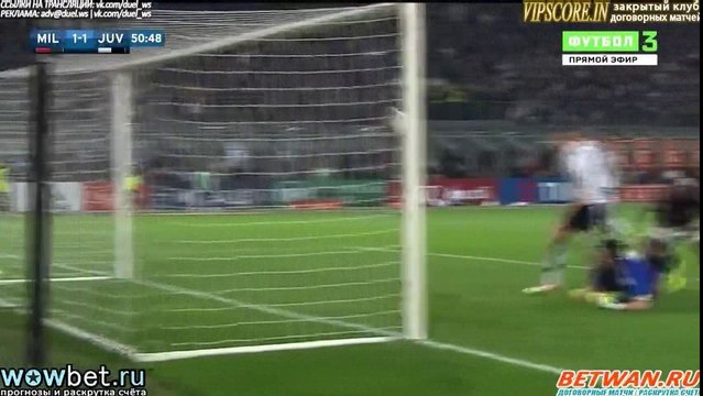 Mario Balotelli Yellow Card HD - AC Milan 1-1 Juventus Serie A 09-04-2016