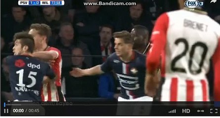 Luuk de Jong Goal HD - PSV 2-0 Willem II - 09-04-2016