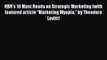 [Read book] HBR's 10 Must Reads on Strategic Marketing (with featured article “Marketing Myopia”