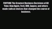 [Read book] FORTUNE The Greatest Business Decisions of All Time: How Apple Ford IBM Zappos