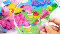 Peppa's Cupcake Dough Set Peppa Pig Play Doh Cupcake Playset Peppa Pig Chef Play Dough Toys Part 1