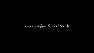 ECAR BELGIAN GREEN VEHICLE August 2015