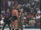 Ric Flair & Giant mad @ WCW Monday Nitro 22.04.1996