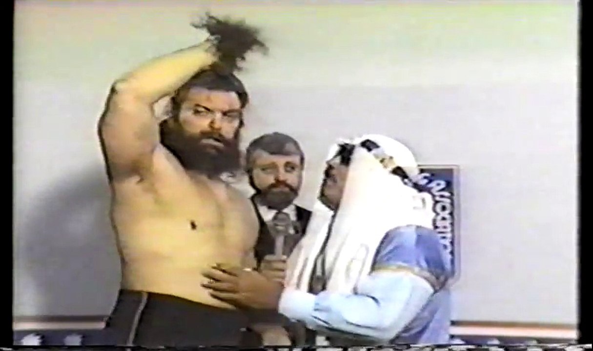 Sheik Adnan El Kaissey and Bruiser Brody promo
