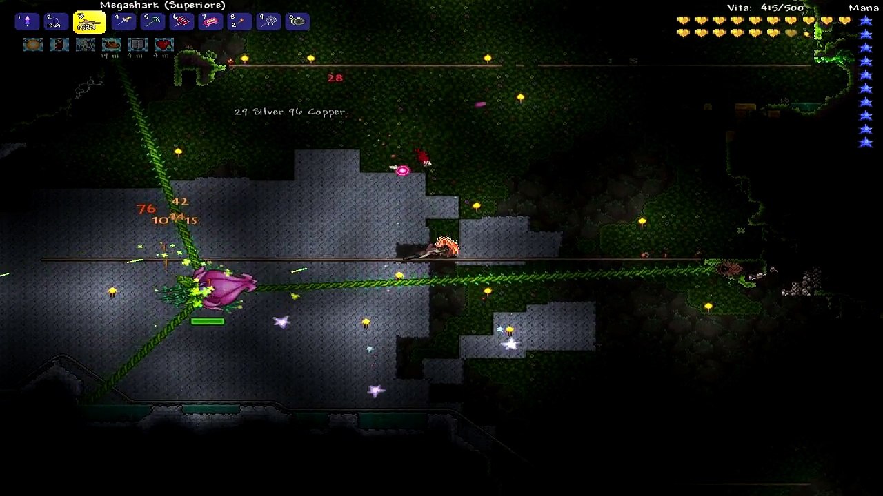 Terraria - Plantera on Expert Mode