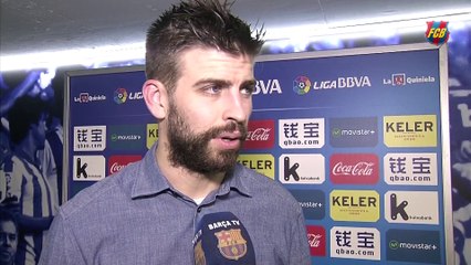 Piqué: “No tenemos que perder la calma”