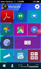 LAUNCHER  WINDOWS 10 E MEDIA PLAYER DO WINDOWS PARA ANDROID