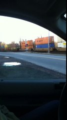 CSX trains in Palmyra