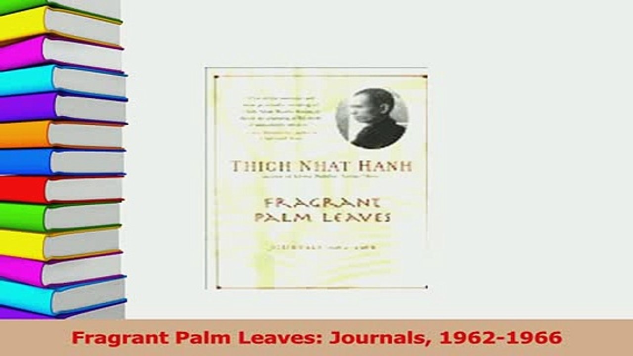 PDF  Fragrant Palm Leaves Journals 19621966 Download Online