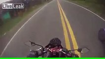 Lucky Biker Lands on Car Roof After Crash [Real Life Stuntman]