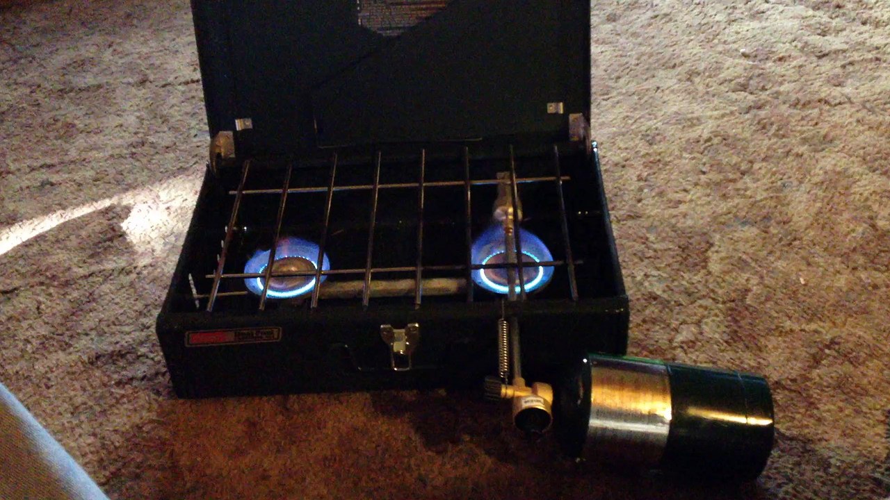 Short Demonstration On A Stansport Propane Converter For 2 and 3 Burner Stoves.