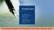 PDF  Brookings Papers on Economic Activity Spring 2013 Read Online