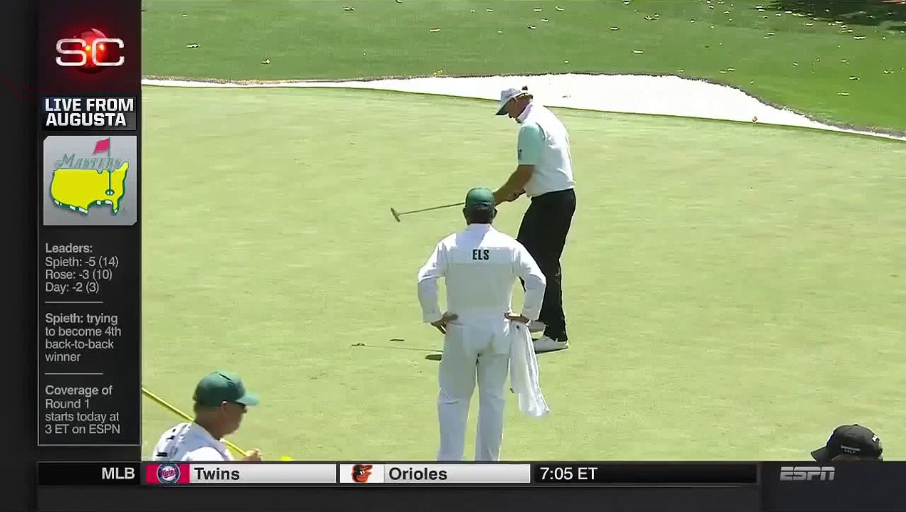 Le cauchemar du golfeur pro Ernie Els qui rate un coup facile 5 fois de suite - vidéo Dailymotion