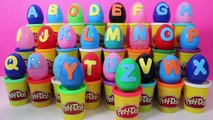 Alphabet Surprise Eggs Learn ABC Aprender el Abecedario con Huevos Sorpresa Toy Videos Part 1