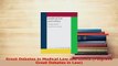 Read  Great Debates in Medical Law and Ethics Palgrave Great Debates in Law Ebook Online