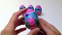 Peppa Pig Surprise Eggs Peppa Pig Huevos Sorpresa Überraschung Eier Toy Videos Part 1
