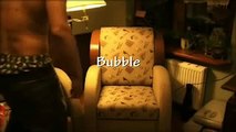 Making bubbles with a hookah / shisha