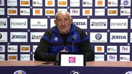 Toulouse 4-0 Bastia : Conf. d'après-match de F. Ciccolini