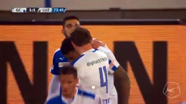 Grasshoppers vs FC Luzern Caio Goal Swiss Super League 09-04-2016 HD