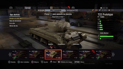 -DIRECTO-WORLD OF TANKS/PS4/kevingamer2392