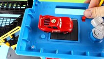 Disney Pixar Cars Rescue Squad Lightning McQueen Mater and Red save Batman & Batcave on Fire
