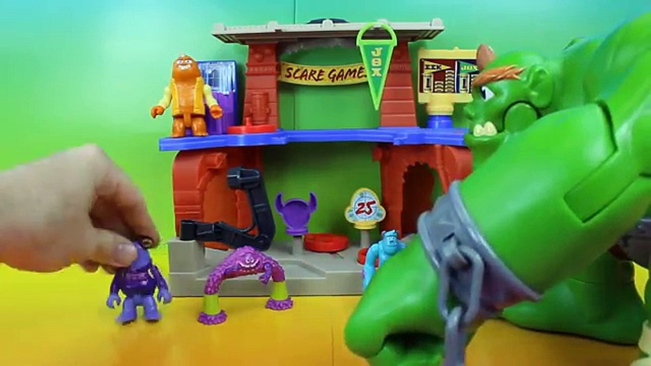Imaginext Castle Ogre goes to Monsters University Bane Joker take over Just4fun290