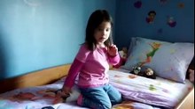 Kayla's New Big Girl Bed
