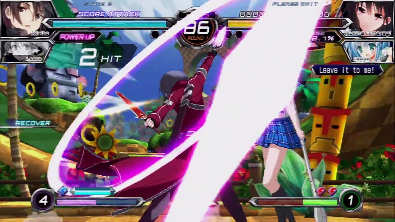 Dengeki Bunko: Fighting Climax - "Kirito" Challenge Mode: Score Attack