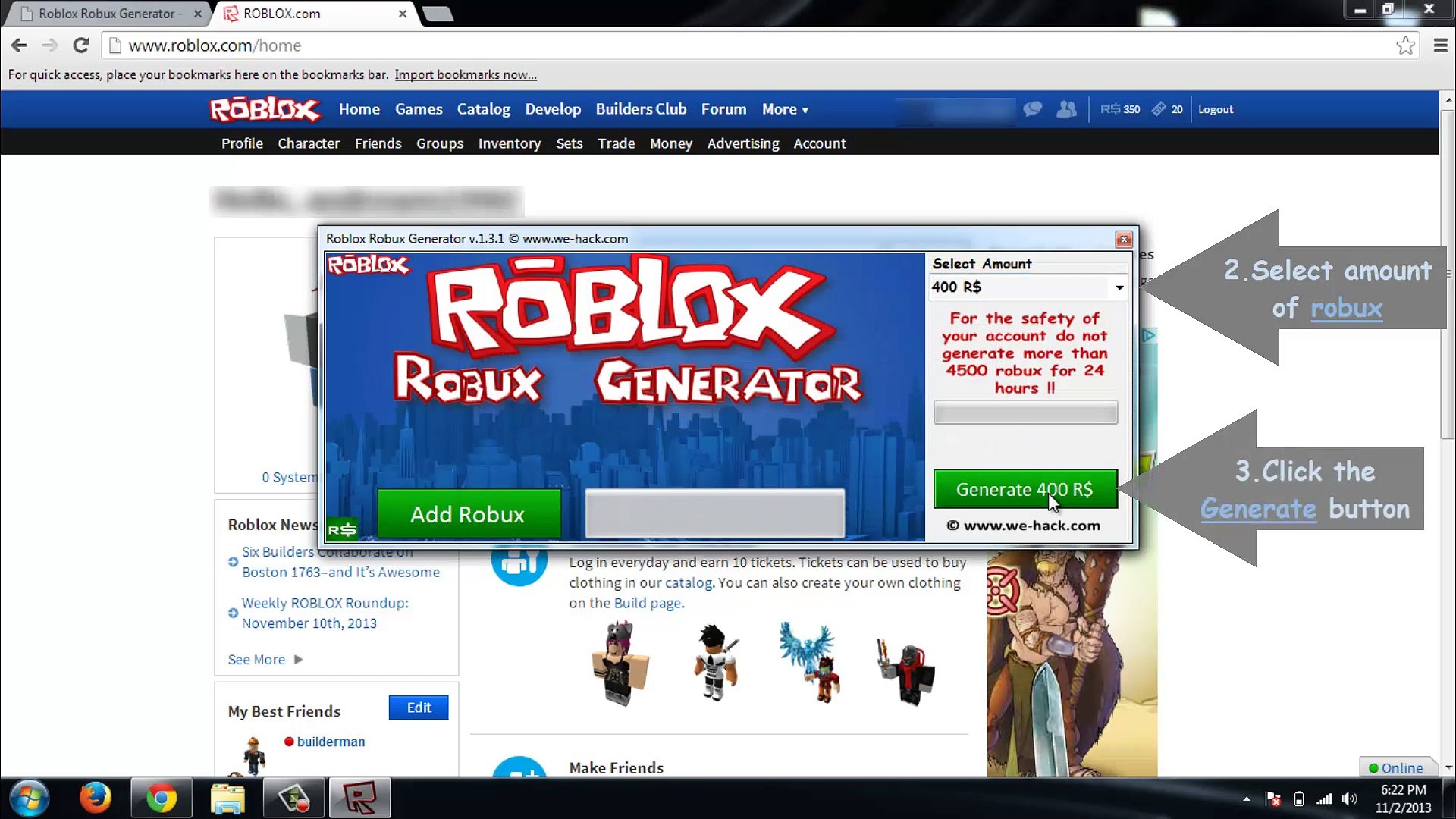 ⁣Roblox Mobile Hack - Roblox Generator Robux Free
