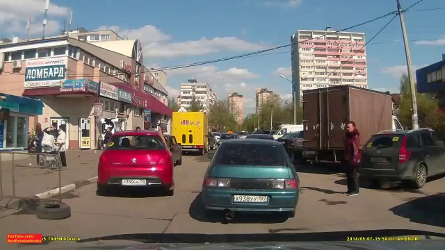 Road rage tough guys run into even tougher guys