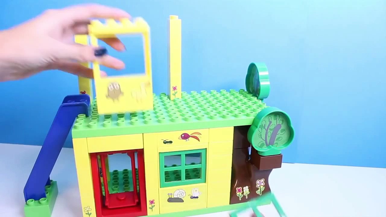 Peppa Pig Playground Construction Toys Mega Bloks Parque de Juegos de Peppa Pig y George Part 4