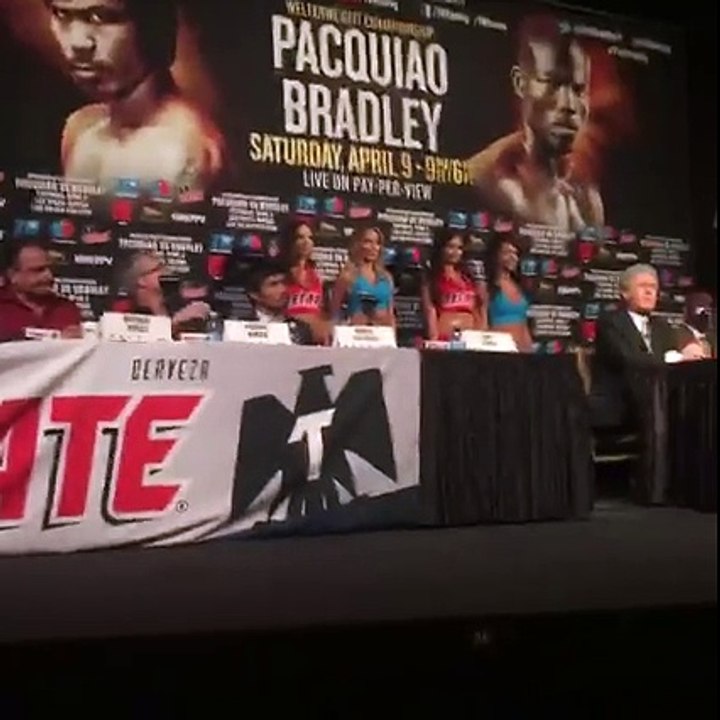 Press Conference MANNY PACQUIAO VS TIMOTHY BRADLEY FIGHT