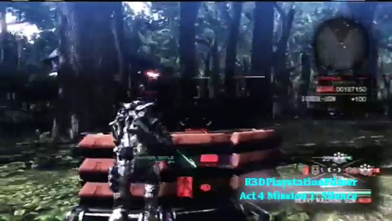 Vanquish Walkthrough - Act 4 mission 1 Silence