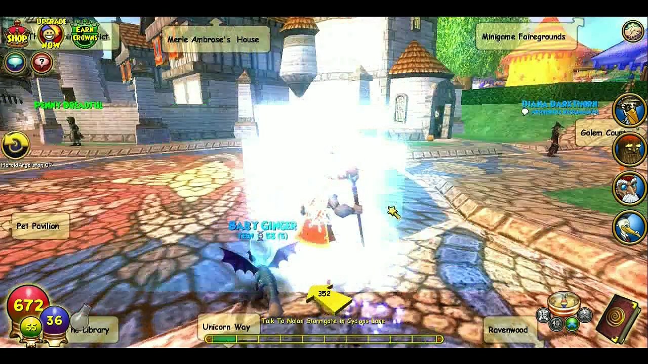 Wizard 101 Fun with Crownapple