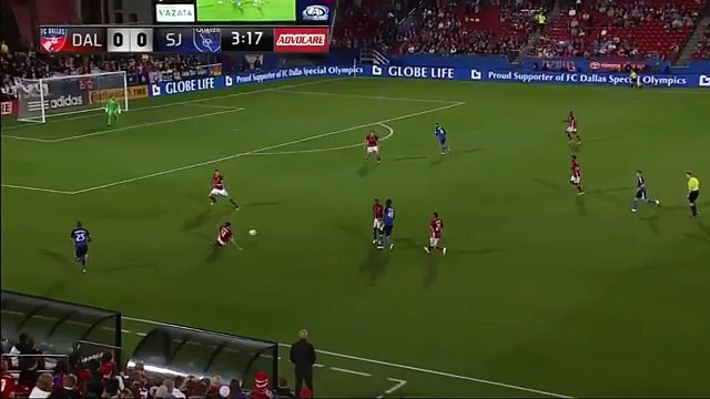 GOAL: Alberto Quintero - FC Dallas VS. San Jose Earthquakes 0-1 - 09-04-2016 MLS