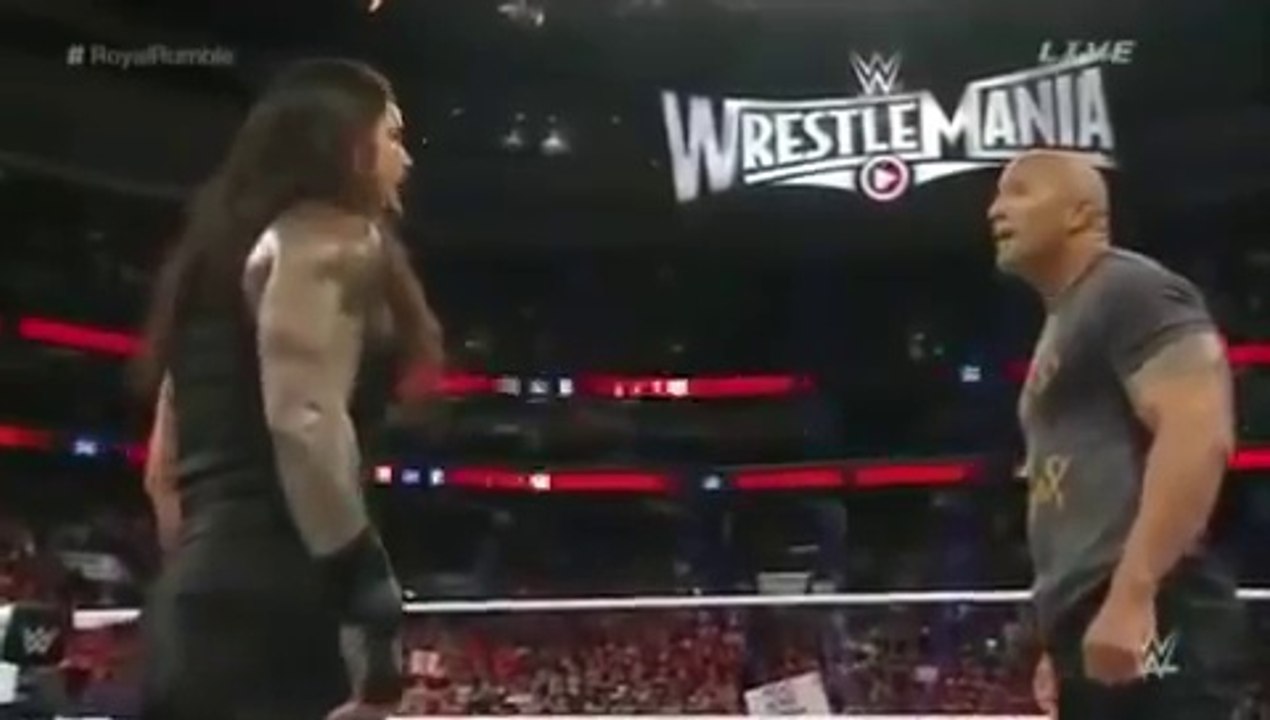 The Rock Returns    WWE Royal Rumble 2016 to save Roman Reigns