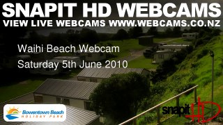Waihi Beach Webcam Saturday 5th June 2010