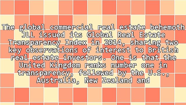 How Much Reporting Transparency Should Investors Expect From Property Fund Managers?