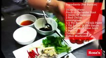 How to make Tom Yum Goong - Rosa's London online Thai food cooking class #3