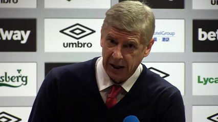 33e j. - Wenger : "Bon match, mauvais résultat"
