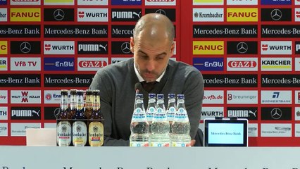 29e j. - Guardiola : "Stuttgart a été dangereux"