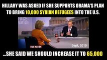 Corrupted Hillary Clinton wants more Muslims