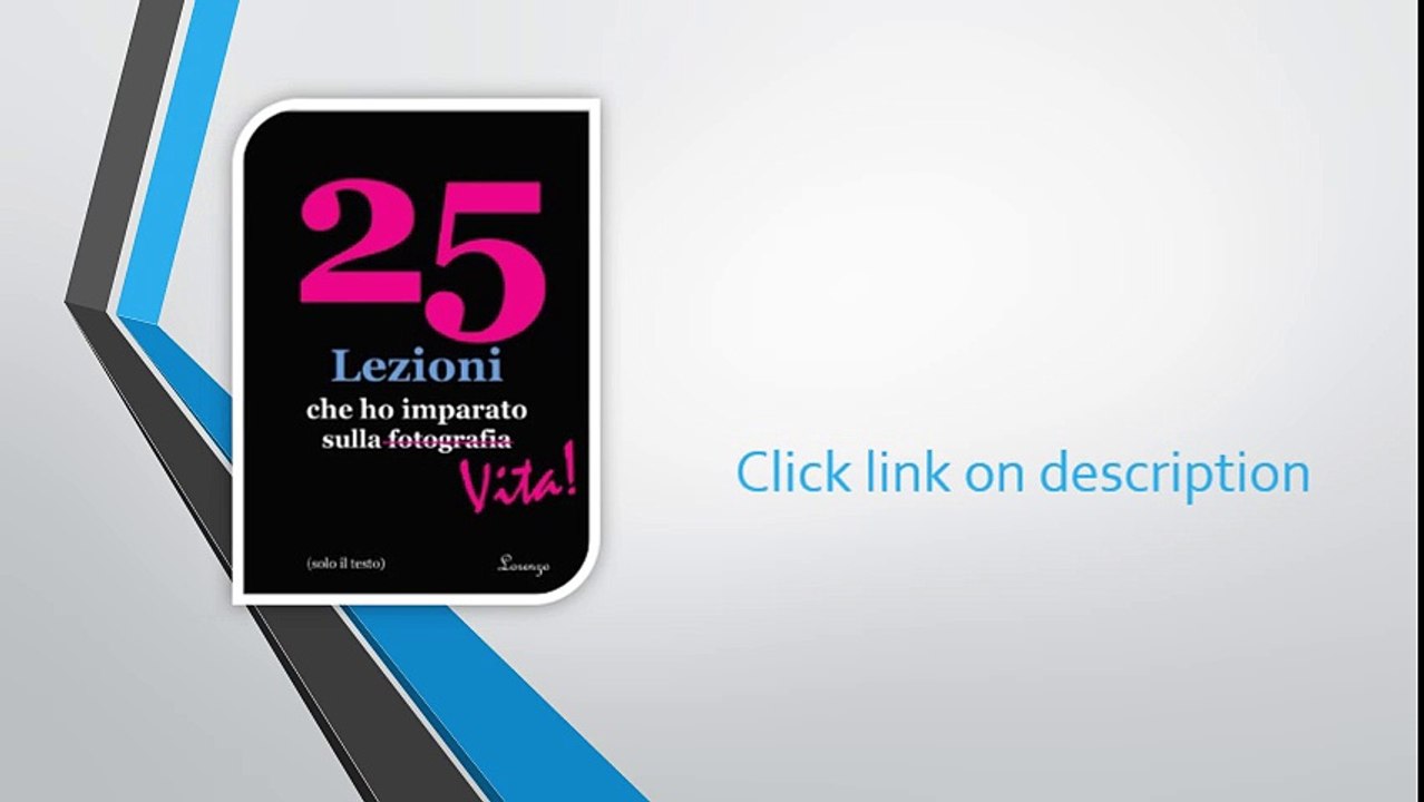 25 Lezioni che ho imparato sulla fotografia PDF