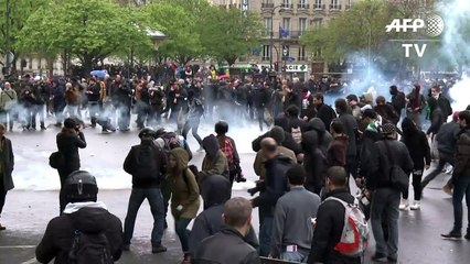 Brotes de violencia en protestas contra reforma laboral francesa